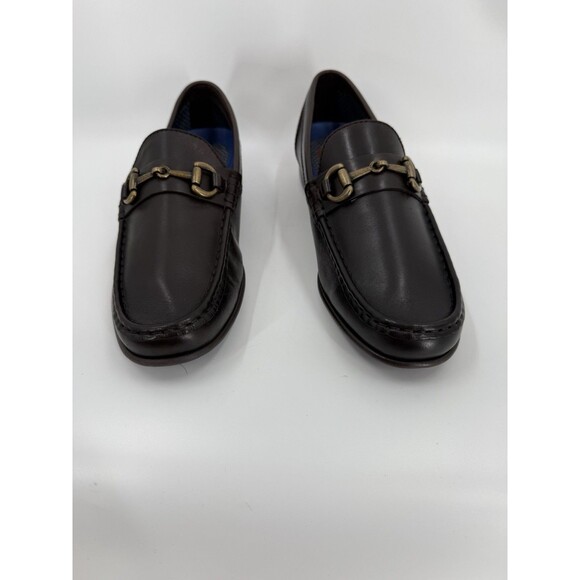 NWOT VINCE CAMUTO  Corwin Leather Horse-bit Dark Brown Loafers - Size 9M - - Picture 4 of 11